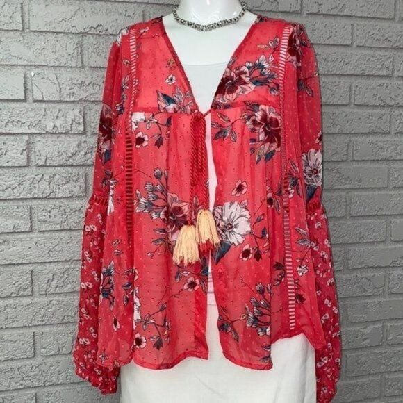 Time & Tru Open Front Shrug Size M - Picture 4 of 9